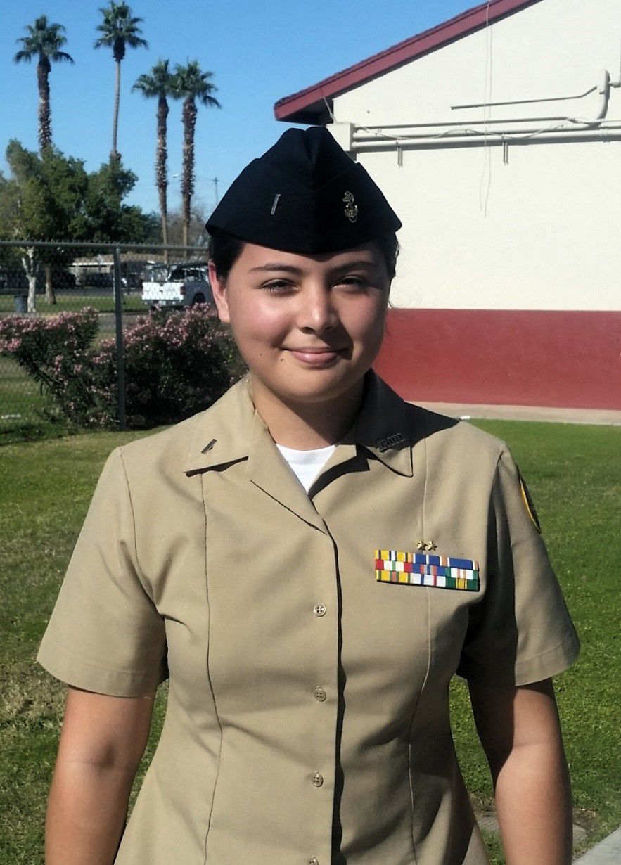 Calexico High School Navy JROTC Cadet of the Week: Vivian Prebot